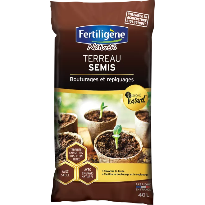 Fertiligène terreau semis main image