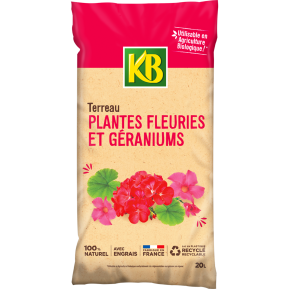 KB terreau plantes fleuries et géraniums main image