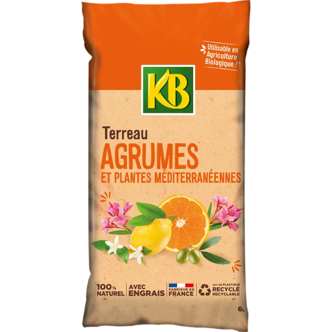 KB Terreau agrumes plantes méditerranéennes main image