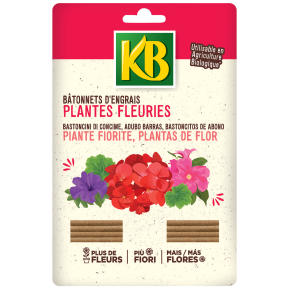 KB bâtonnets d'engrais plantes fleuries, géraniums main image