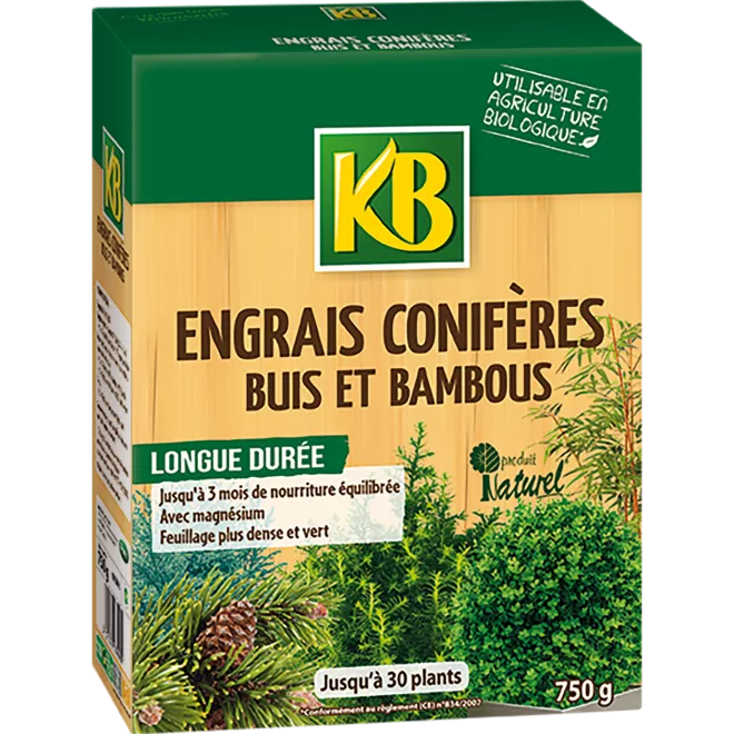 KB engrais conifères, buis et haies main image