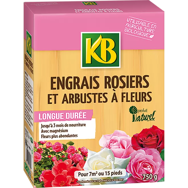 KB engrais rosiers et arbustes à fleurs main image