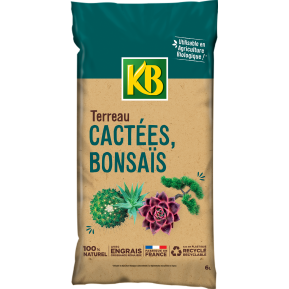 KB terreau cactées bonsaïs et plantes grasses main image