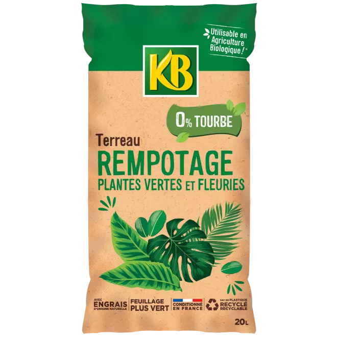 KB terreau rempotage sans tourbe main image