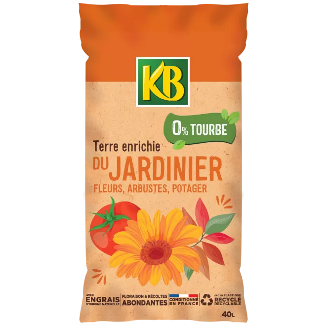 KB terreau du jardinier sans tourbe main image