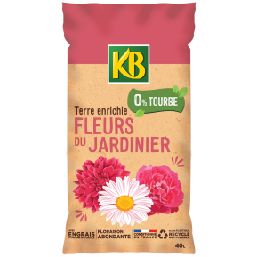 KB terreau pour fleurs du jardinier enrichie sans tourbe   main image