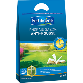 Fertiligène engrais gazon anti-mousse main image