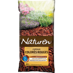Naturen® Copeaux colorés rouges main image