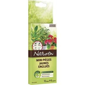 Naturen® Mini-pièges jaunes pour plantes de la maison et balconnières main image