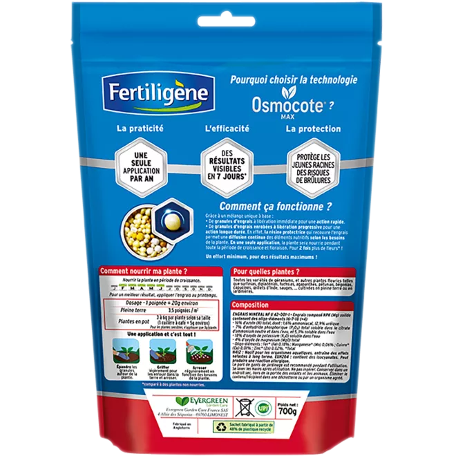 Fertiligène engrais longue durée Osmocote® Max géraniums dipladénias surfinias image 3