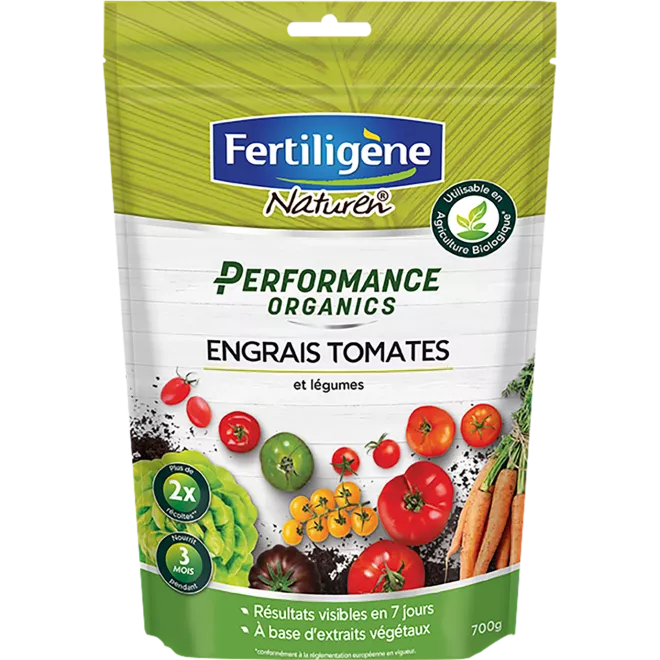 Fertiligène performance organics engrais tomates et légumes main image