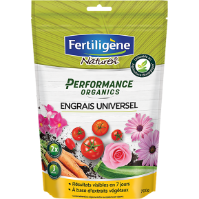 Fertiligène performance organics engrais universel granulés main image