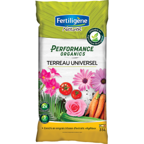 Fertiligène performance organics terreau universel main image