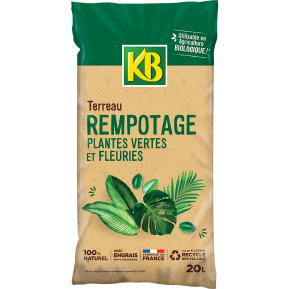 KB terreau rempotage plantes vertes et fleuries main image