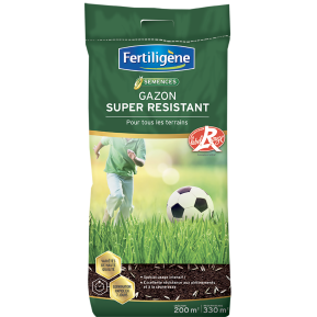 Fertiligène semences gazon super résistant main image