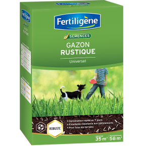 Fertiligène semences gazon rustique main image