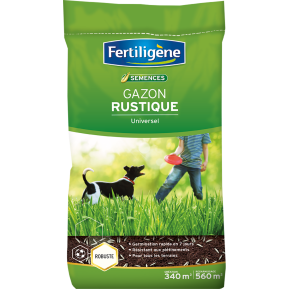 Fertiligène semences gazon rustique main image
