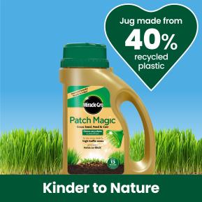 Miracle-Gro® Patch Magic® Grass Seed, Feed & Coir image 4