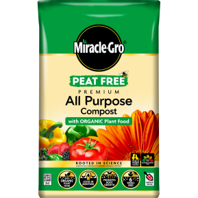 Miracle-Gro® Peat Free Premium All Purpose Compost With Organic Plant Food main image