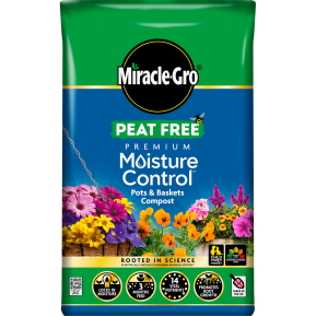 Miracle-Gro® Peat Free Premium Moisture Control Compost for Pots & Baskets main image