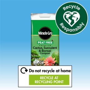 Miracle-Gro® Peat Free Premium Cactus, Succulent & Bonsai Compost image 3