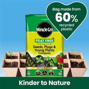 Miracle-Gro® Peat Free Premium Seeds, Plugs & Young Plants Compost image 5