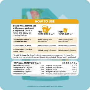 Scotts Organic Plant Food Citrus & Fruit Concentrate image 5