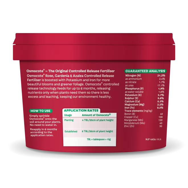 Scotts Osmocote® Controlled Release Fertiliser: Roses, Gardenias, Azaleas & Camellias image 2