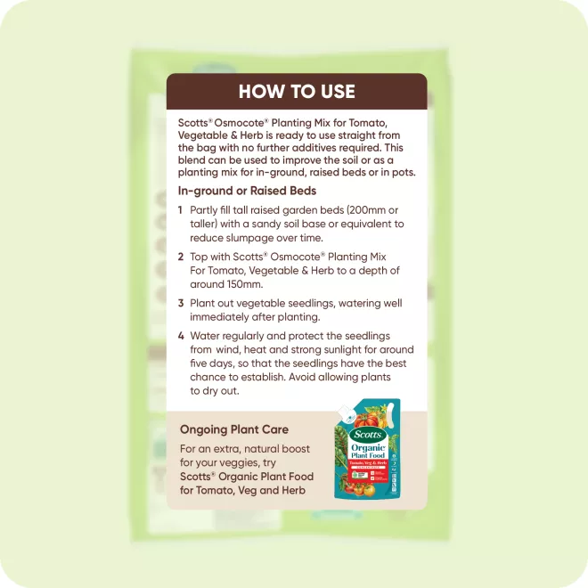 Scotts Osmocote® Planting Mix Tomato, Vegetable & Herb image 5