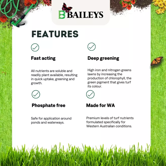 Baileys Brilliance Lawn Food All Purpose image 6