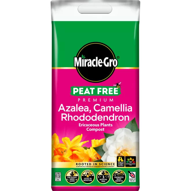 Miracle-Gro® Peat Free Premium Azalea, Camellia & Rhododendron Ericaceous Compost main image