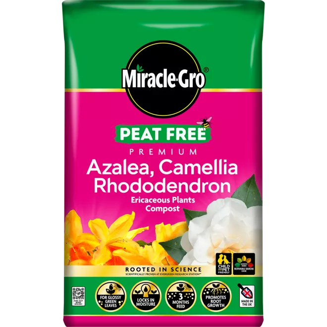 Miracle-Gro® Peat Free Premium Azalea, Camellia & Rhododendron Ericaceous Compost main image