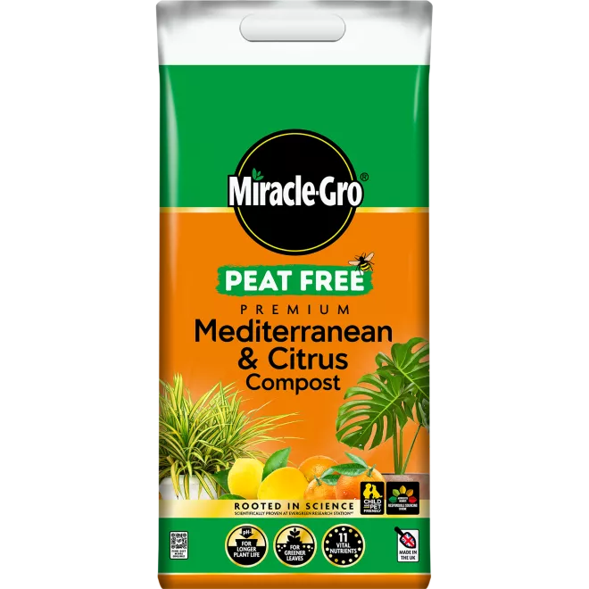 Miracle-Gro® Peat Free Premium Mediterranean & Citrus Compost main image