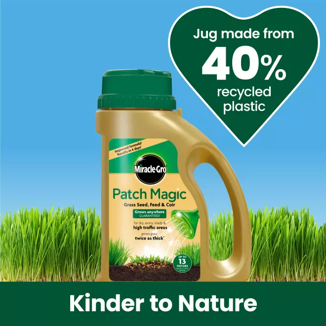 Miracle-Gro® Patch Magic® Grass Seed, Feed & Coir image 4