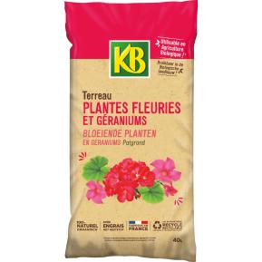 KB terreau plantes fleuries et géraniums main image
