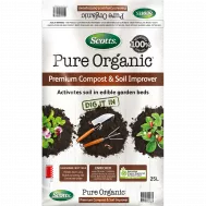 Scotts Pure Organic Premium Compost Soil Improver 25l Love