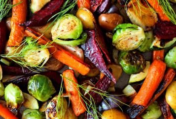 Various Roasted Veg