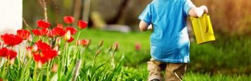 Potager Avec Des Jeunes Enfants