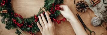 DIY Christmas ideas from the garden