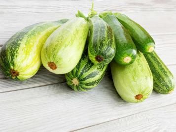 Freshly harvested marrows