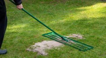 Rasen ebnen: So gleichst du Unebenheiten aus