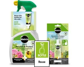 Miracle-Gro 2 in 1 Nourish & Protect Sprayer with Eco Refill