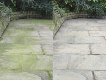 Patio Magic before and after use