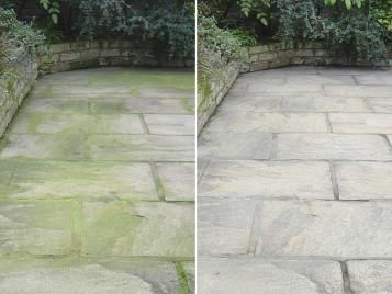 Patio Magic before and after use