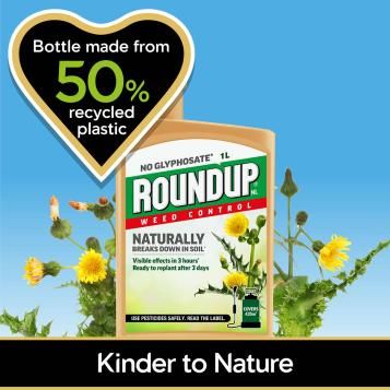 Bottle made from 98% recycled plastic