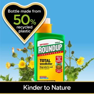 Bottle made from 98% recycled plastic