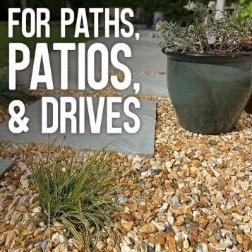 For paths, patios and drives